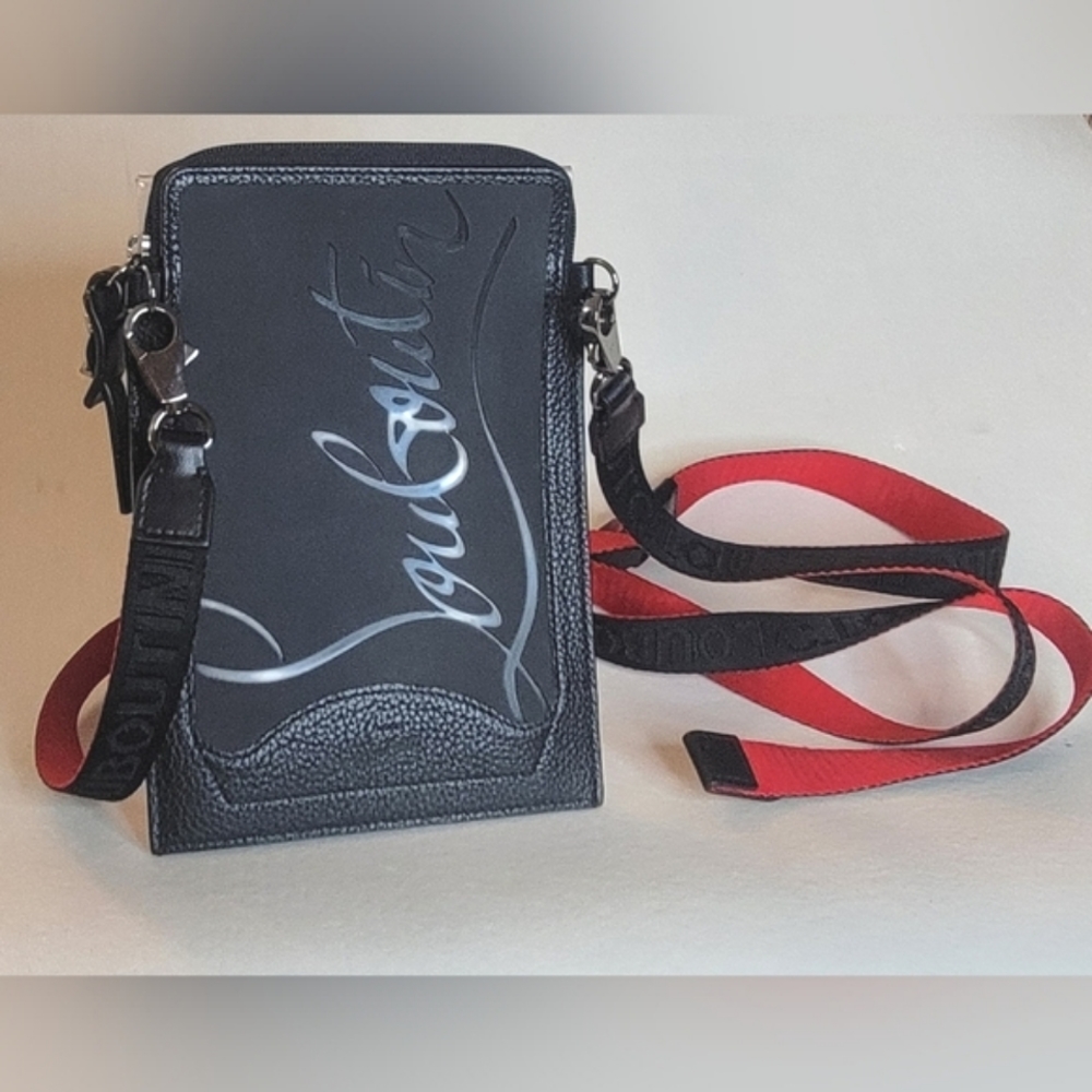Christian Louboutin Leather Lubilove Neck Pouch Shoulder Bag